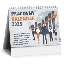 Stolový kalendár Pracovný malý 2025